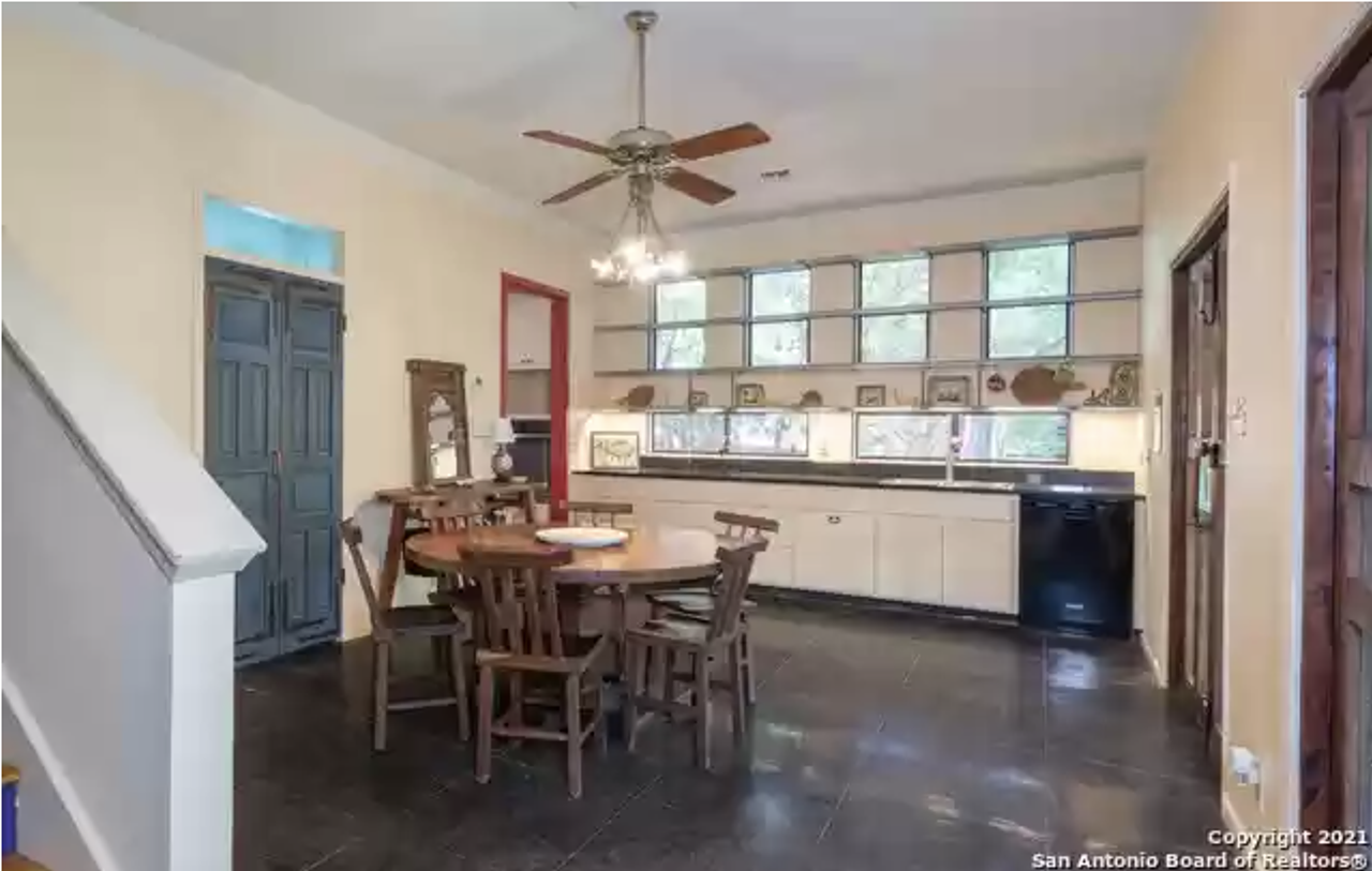 This eclectic San Antonio home comes with materials salvaged from the historic Texas Theater