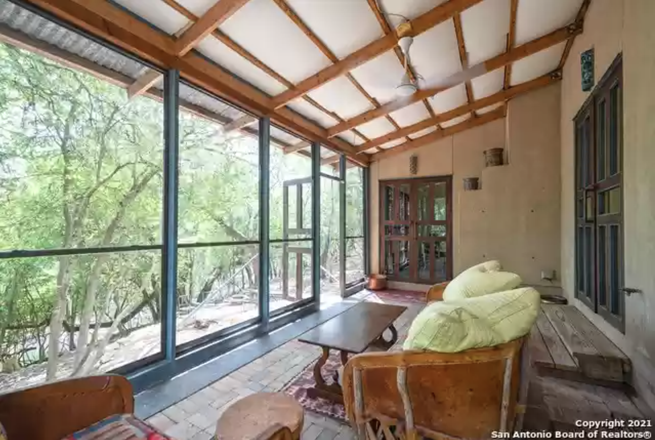 This eclectic San Antonio home comes with materials salvaged from the historic Texas Theater