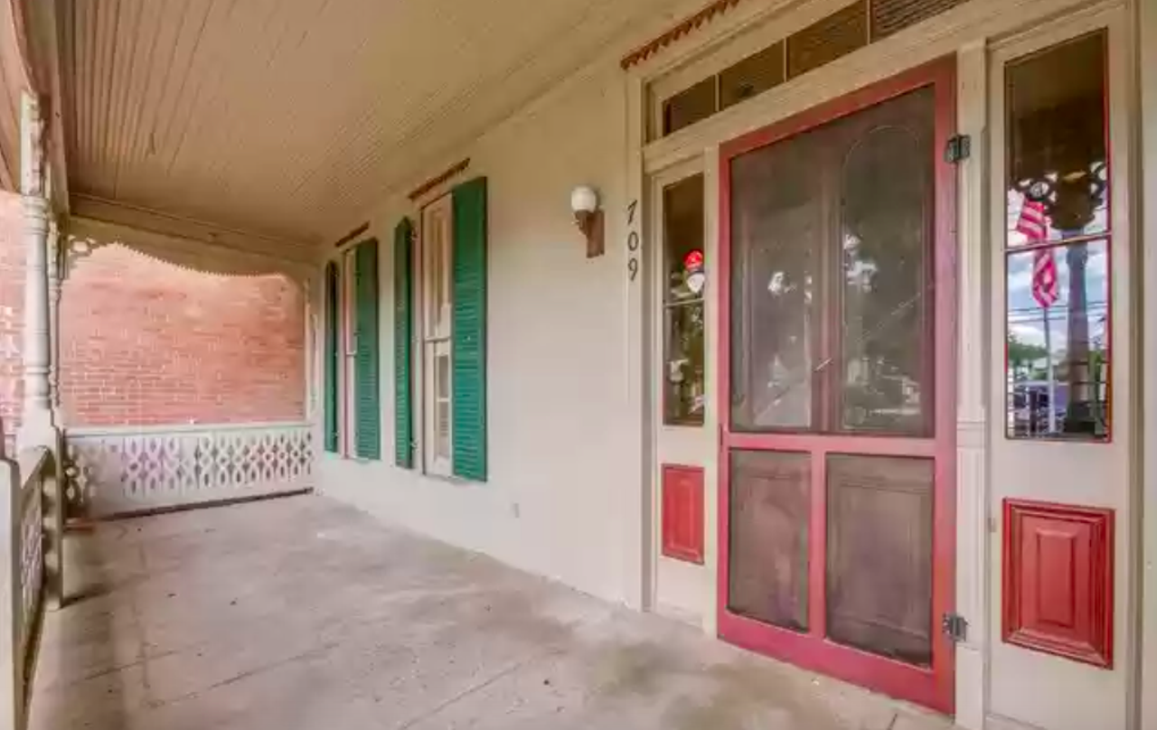 This historic San Antonio area-home comes with an 1830s log cabin on the property