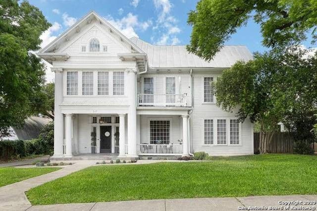 This Mansion for Sale North of Downtown San Antonio Is Decorated in All Black and White