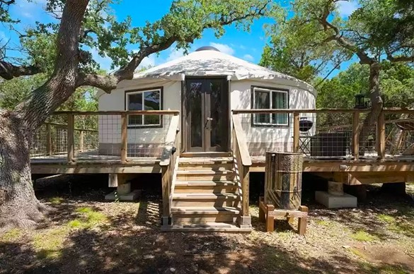 This San Antonio-area wedding venue is for sale, and it comes with a yurt and a dome