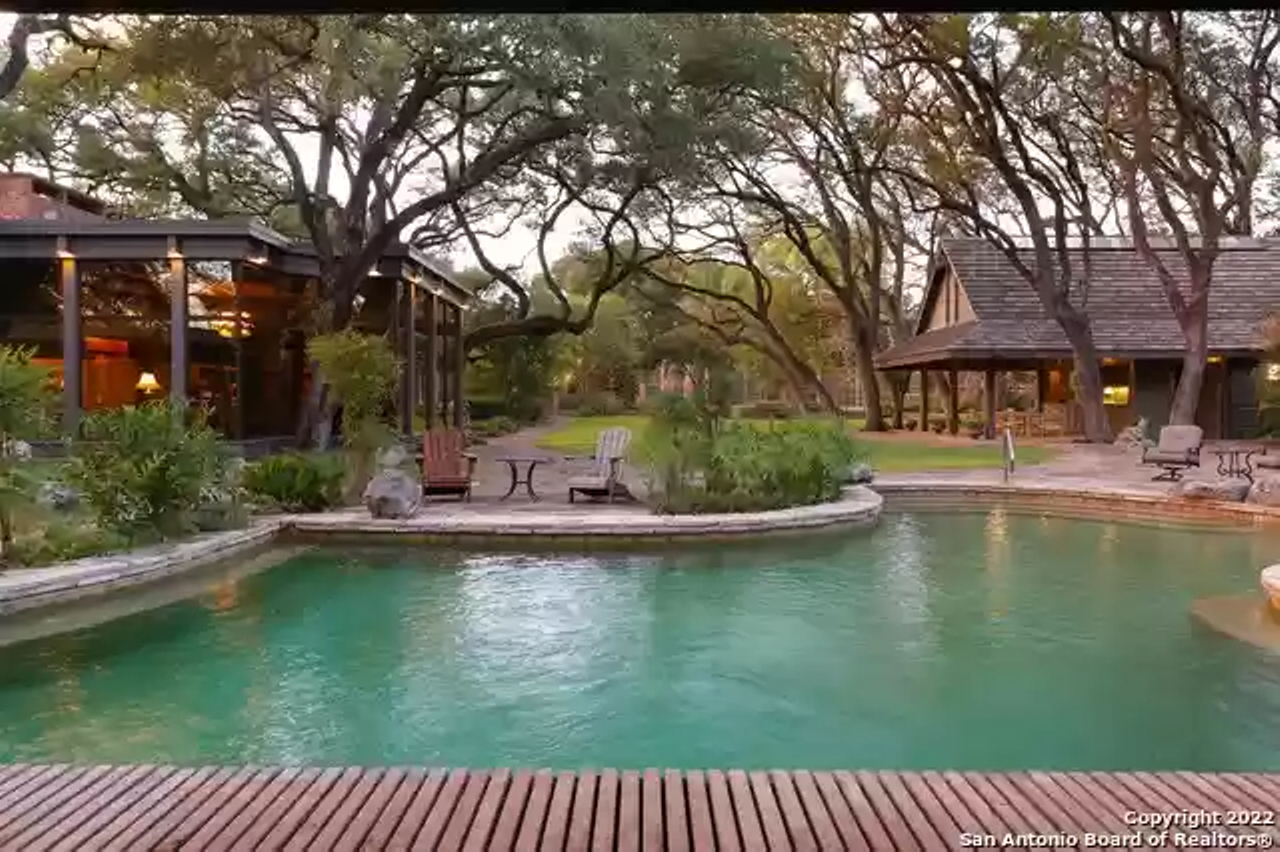 This San Antonio comes with its own Japanese tea house and koi pond