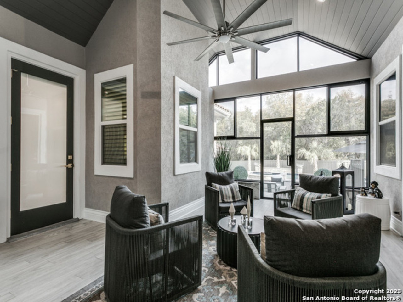 This San Antonio mansion for sale has a media room with its own speakeasy bar
