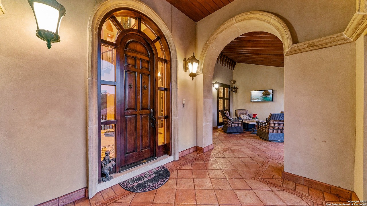 This San Antonio Mediterranean-style mansion comes with its own gym and a \wedding pavilion