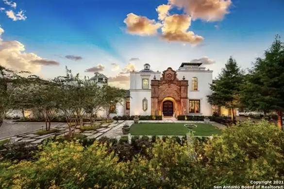 This Spanish Mission-style mansion for sale in San Antonio comes with themed gardens