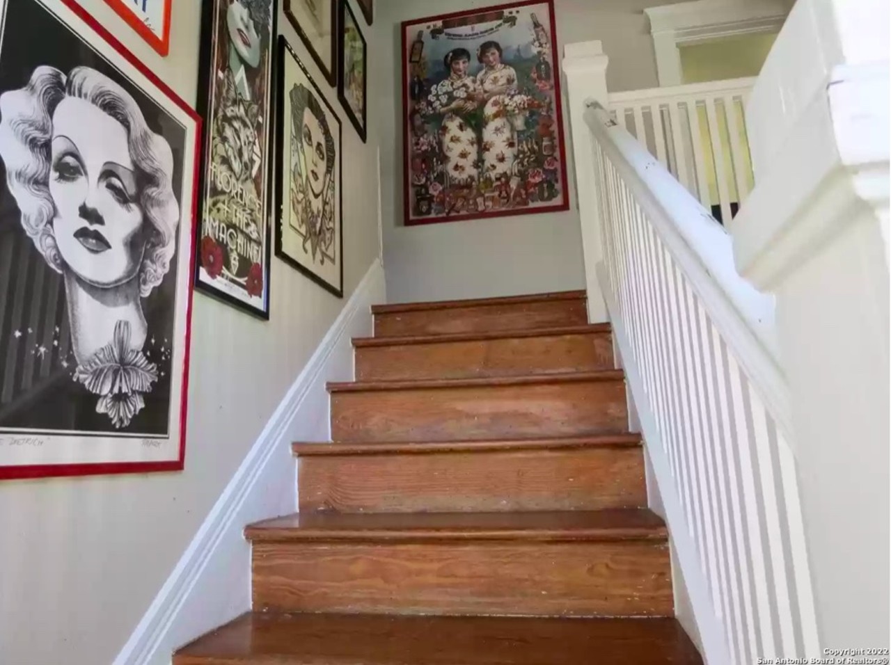 This two-story charmer was one of the first houses in San Antonio's Beacon Hill neighborhood