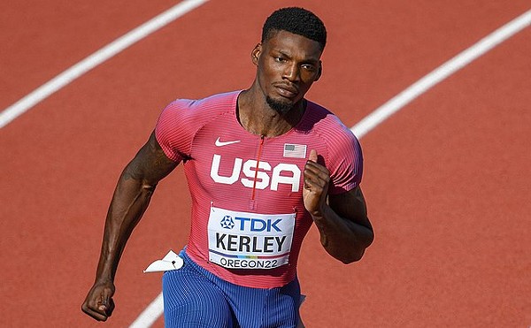 Fred Kerley, born in San Antonio, took home Olympic silver at the 2020 Tokyo Games.