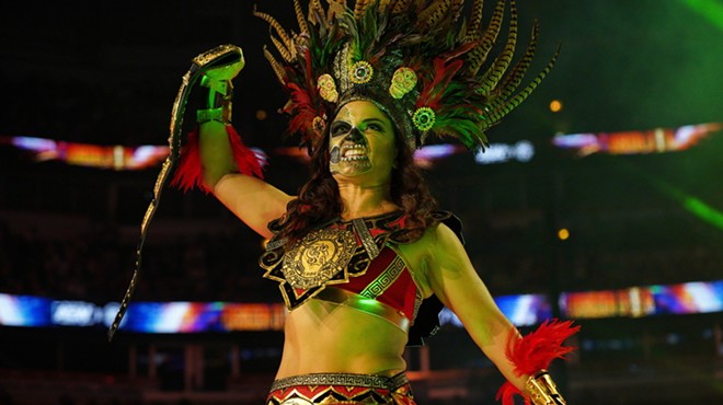 Thunder Rosa is a former AEW Women's World Champion.