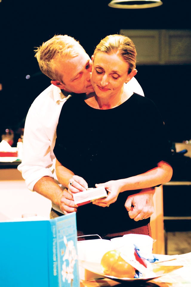 Tim Waggoner and Renee Garvens in AtticRep’s Fifty Words. - COURTESY PHOTO