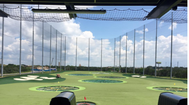 The only TopGolf location currently open in San Antonio is located off Loop 1604 near the Rim and La Canter.