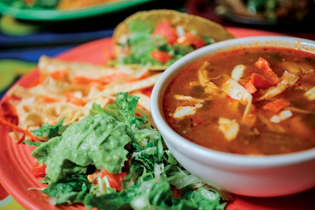 Tortilla soup combo from Nicha's Comida Mexicana. - Josh Huskin
