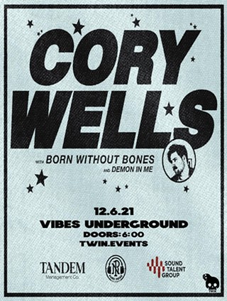 Twin Productions presents Cory Wells!