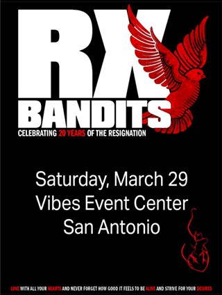 Twin Productions Presents RX Bandits at Vibes Event Center