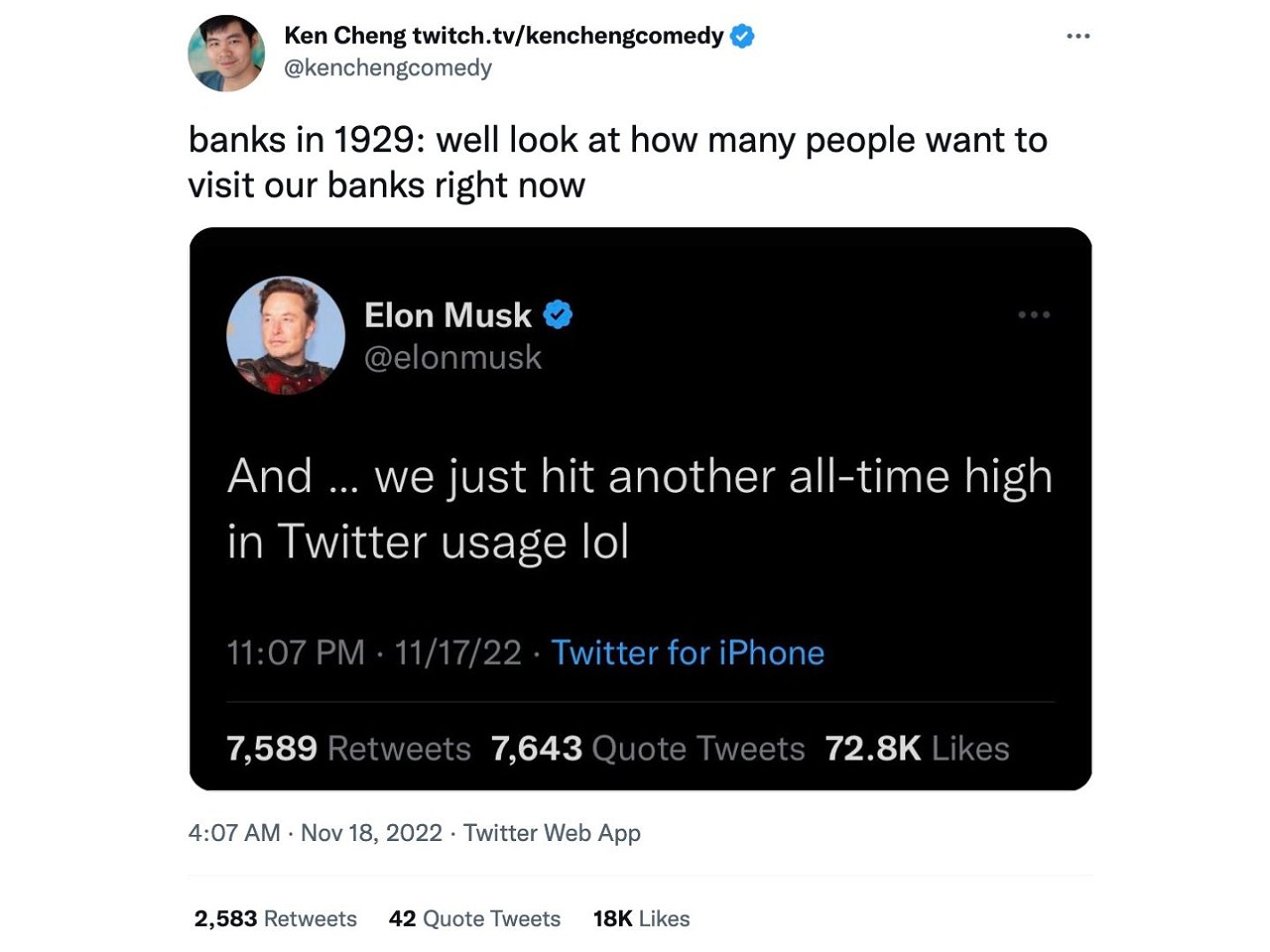 Twitter reacts to site's possibly imminent implosion under the leadership of Texas-based billionaire Elon Musk