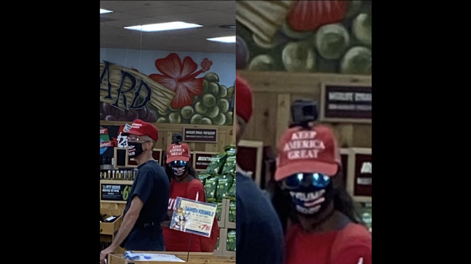Twitter Ridicules MAGA-Bedecked Couple Spotted at North San Antonio Trader Joe's
