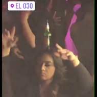 This Girl Dancing with a Beer On Her Head at El Ojo Might Just Be Our Spirit Animal
