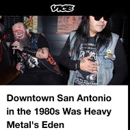 <i>Vice</i> Magazine Highlights San Antonio's Thriving '80s Metal Scene