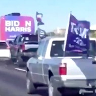 Biden camp cancels multiple Texas events after a 'Trump Train' surrounded a campaign bus