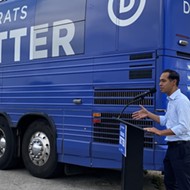 San Antonio's Castro brothers tout Biden's infrastructure bill as Democratic bus tour rolls into town