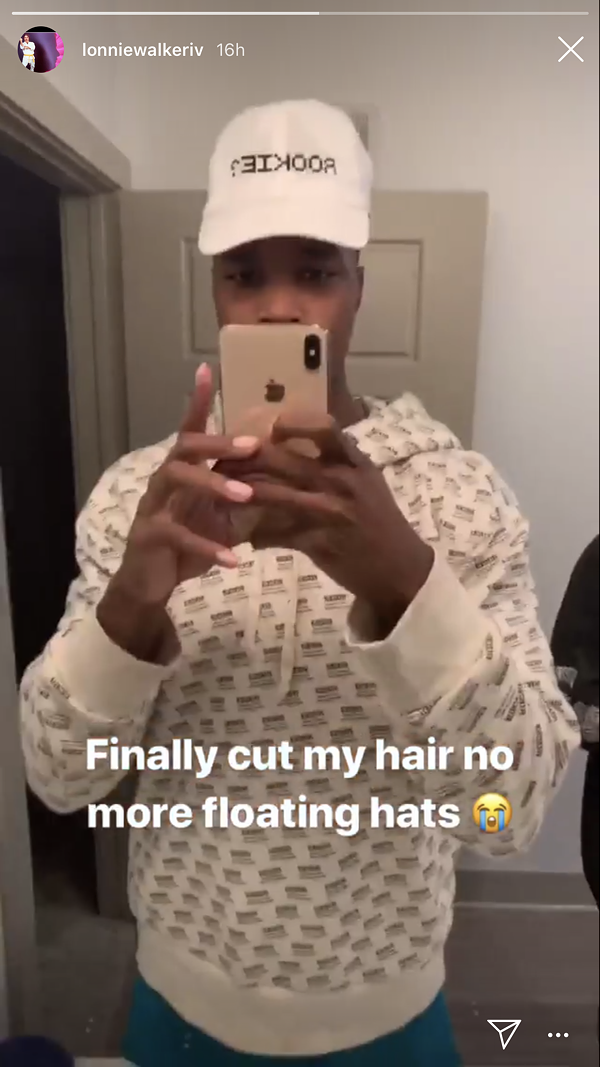 Spurs Rookie Lonnie Walker IV Cut His Signature Hairstyle (2)