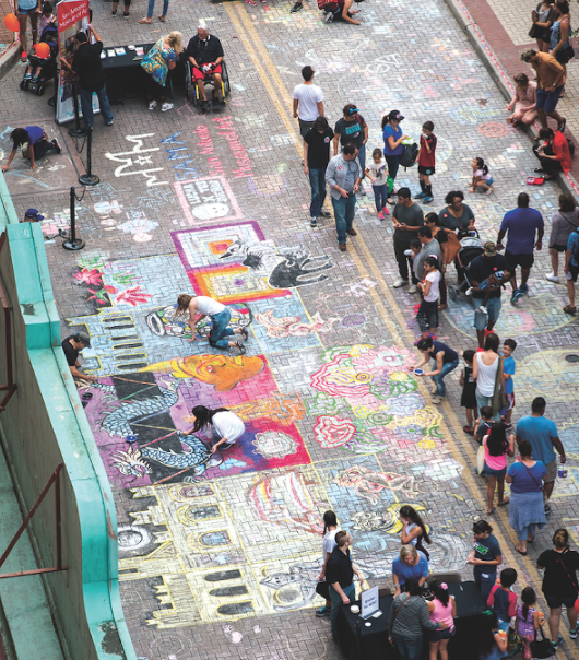 VIA Offering Free Service to Artpace's Chalk It Up Festival on Saturday (2)