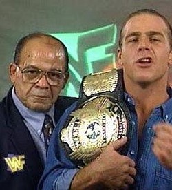 Jose Lothario and Shawn Michaels - Courtesy of WWE