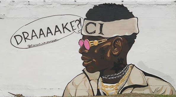 San Antonio Artist Adds Mural of Soulja Boy Meme Dissing Drake