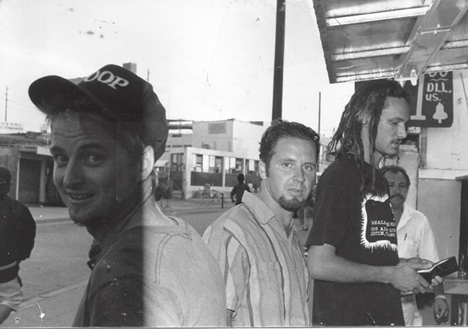 Cherubs at a taco stand in the early '90s - FACEBOOK, CHERUBS FAN PAGE,  GABE SORIA