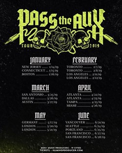 PASS THE AUX TOUR DATES/ILLMINDPRODUCER.COM