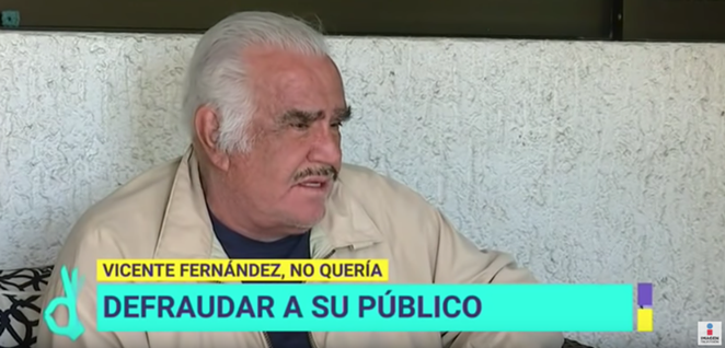 Fernández said he didn't want the liver because he didn't know where it came from, fearing he would receive the organ from a gay person or drug addict. - YouTube / Imagen Entretenimiento