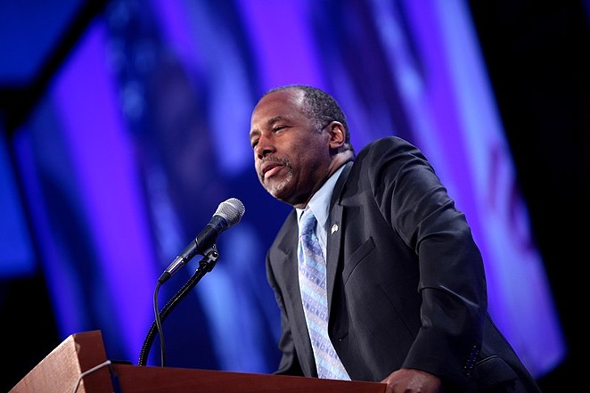 Ben Carson's Department of Housing and Urban Development proposed a rule that would allow homeless shelters to deny beds to trans people. - GAGE SKIDMORE / WIKIMEDIA COMMONS