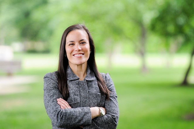 After narrowly losing to Will Hurd in 2018, Gina Ortiz Jones is running to represent the same district in 2020. - COURTESY PHOTO / GINA ORTIZ JONES