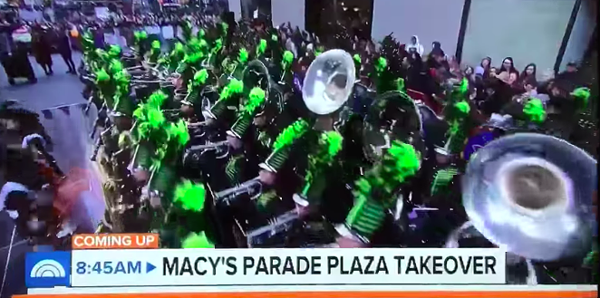 Reagan HS Band, Dancers Make Appearance on the Today Show Ahead of Macy's Thanksgiving Day Parade