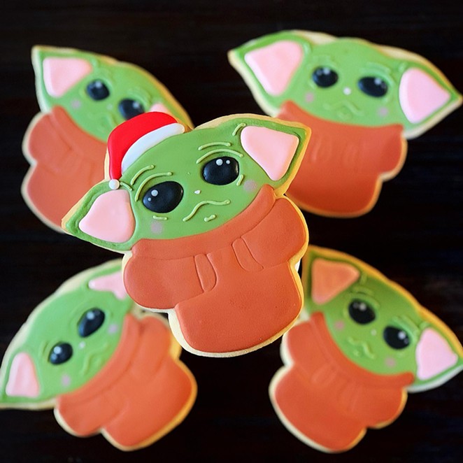 This San Antonio Bakery is Serving Baby Yoda Christmas Cookies That May Be Too Adorable to Eat