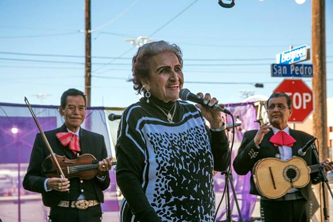 Legendary Tejana Singer Rita Vidaurri Performing in the heart of San Antonio - FACEBOOK, LAS TESOROS DE SAN ANTONIO