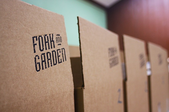 Fork and Garden Food To You boxes are available in three different sizes. - Facebook / Fork and Garden