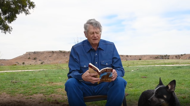 Texas Author John Erickson Reading Hank The Cowdog From His Ranch Is What We Need Right Now (5)