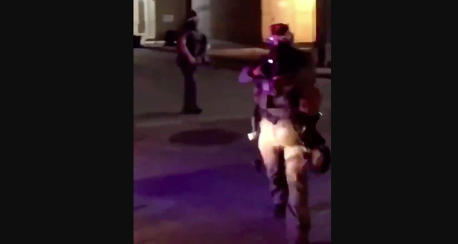 Video Shows Officer Shoot San Antonio Protester Twice With Projectiles Without Physical Provocation