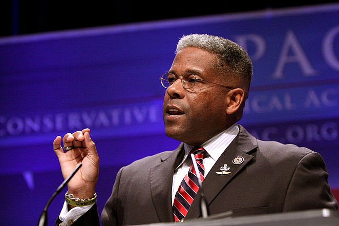 Firebrand former congressman Allen West recently unseated James Dickey as head of the Texas GOP. - WIKIMEDIA COMMONS / GAGE SKIDMORE