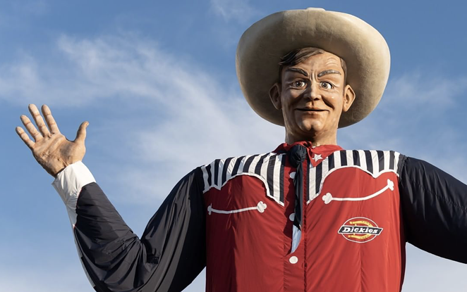 Big Tex greets fairgoers at the 2019 State Fair of Texas. - INSTAGRAM / STATEFAIROFTX