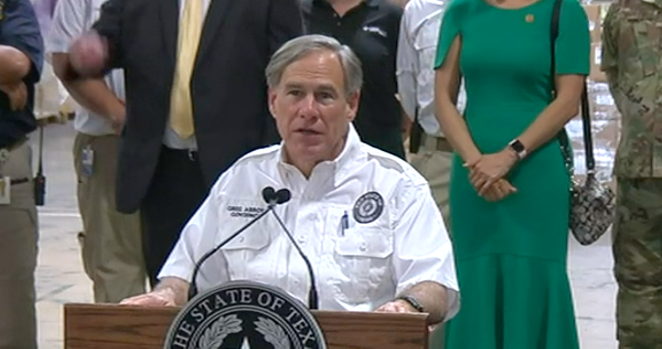 Texas Gov. Greg Abbott addresses school reopening at a news conference in San Antonio. - SCREEN CAPTURE / KSAT 12