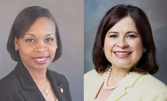 Tensions ran high yesterday in a debate between mayoral candidates Ivy Taylor and Leticia Van de Putte.