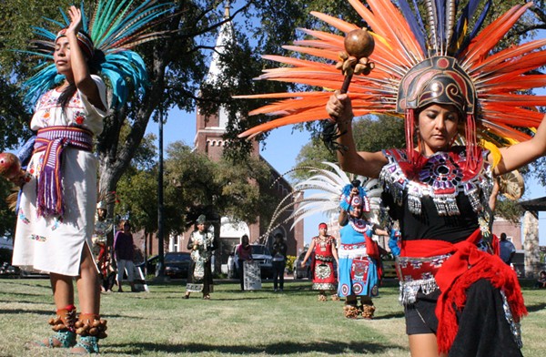 Dancers at Columbus Park during the 2010 Indigenous Rights March. - FILE PHOTO