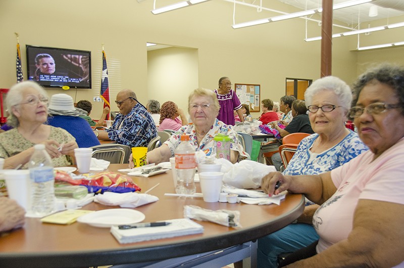 SA senior centers offer our elderly neighbors and relatives free lunch. - Michael Marks