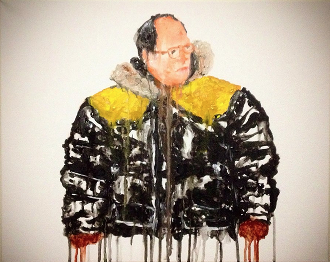 "george costanza (seinfeld)," acrylic on canvas - DAPHID