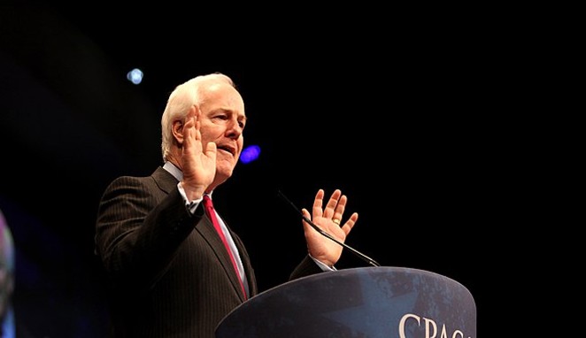Cornyn speaks during a past appearance at the conservative CPAC conference. - GAGE SKIDMORE / WIKIMEDIA COMMONS
