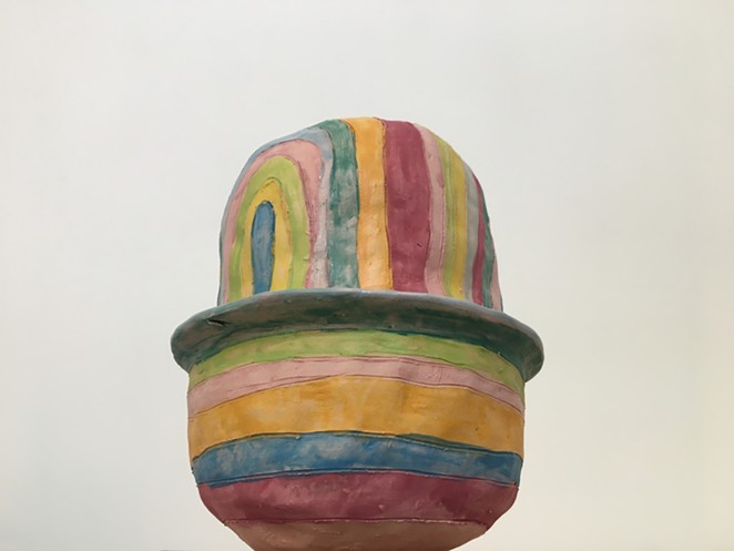 Guadalupe Quesada, Rainbow Tank, ceramic, 2020