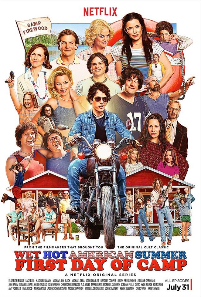 There's too many funny people to name in this amazingly casted production of Wet Hot American Summer: First Day Of Camp, the prequel to Wet Hot American Summer which wrapped a decade ago. - WET HOT AMERICAN SUMMER: FIRST DAY OF CAMP/FACEBOOK