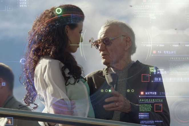 Stan Lee during his cameo in Guardians of the Galaxy. - Marvel