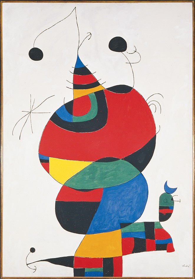 Joan Miró, Woman, Bird and Star (Homage to Picasso), 1966 - Courtesy of Museo Nacional Centro de Arte Reina Sofía